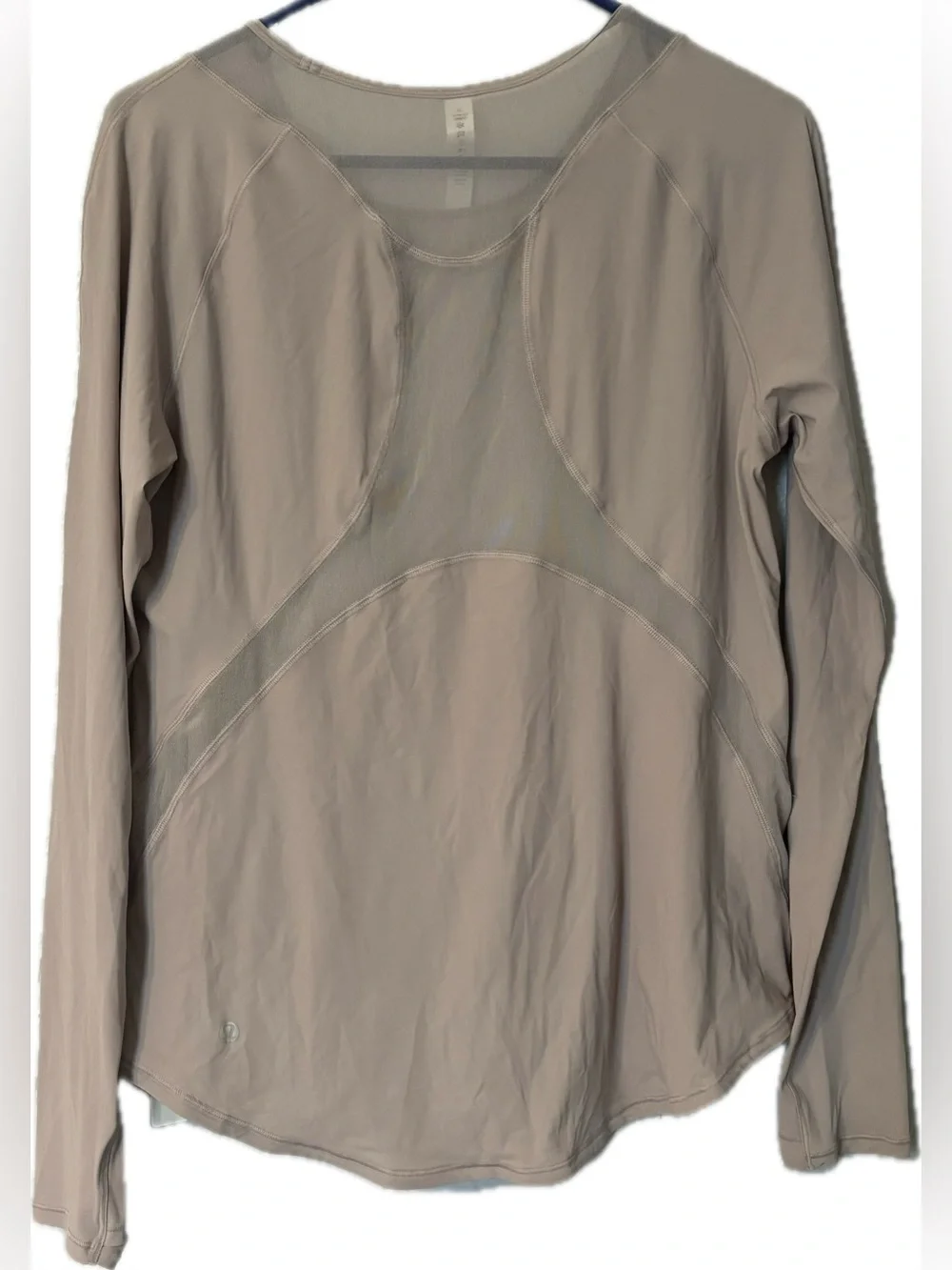 Lululemon Women’s Sculpt Long Sleeve Workout Shirt - Size 10 - Smoky Blush